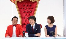 （左から）星田英利、千原ジュニア、竹上萌奈アナ。(c)関西テレビ