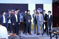 ファイナリスト会見の様子。