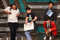 セッションする芸人たち。
