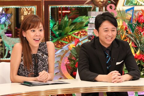 有吉弘行と高橋真麻（左）。(c)関西テレビ