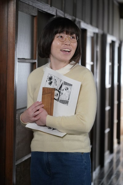 尼神インター誠子演じる水野英子。(c)日本テレビ