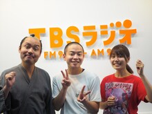 「伊集院光とらじおと」に新リポーターとして出演する（左から）お侍ちゃん、ゾフィー上田、ターリーターキー伊藤。(c)TBSラジオ