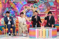（左から）FUJIWARA藤本、多部未華子、雨上がり決死隊。(c)テレビ朝日