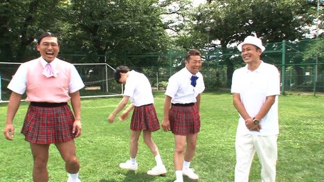 「ミニスカート陸上2018」のワンシーン。(c)テレビ朝日