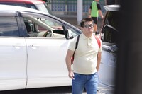 パーキングエリアに突如出現したごろうさん。