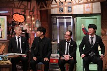 （左から）アキナ、笑い飯・西田、麒麟・川島。(c)ABC