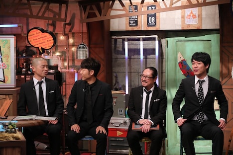 （左から）アキナ、笑い飯・西田、麒麟・川島。(c)ABC