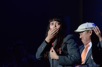 暫定センターに選ばれたスパイク小川。