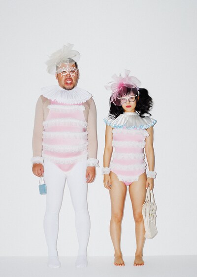 野性爆弾くっきーと蒼井そらのコラボ展示「チェポポちゃんのお部屋」より。