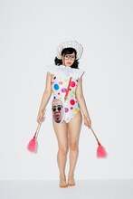 チェポポちゃんに扮する蒼井そら。