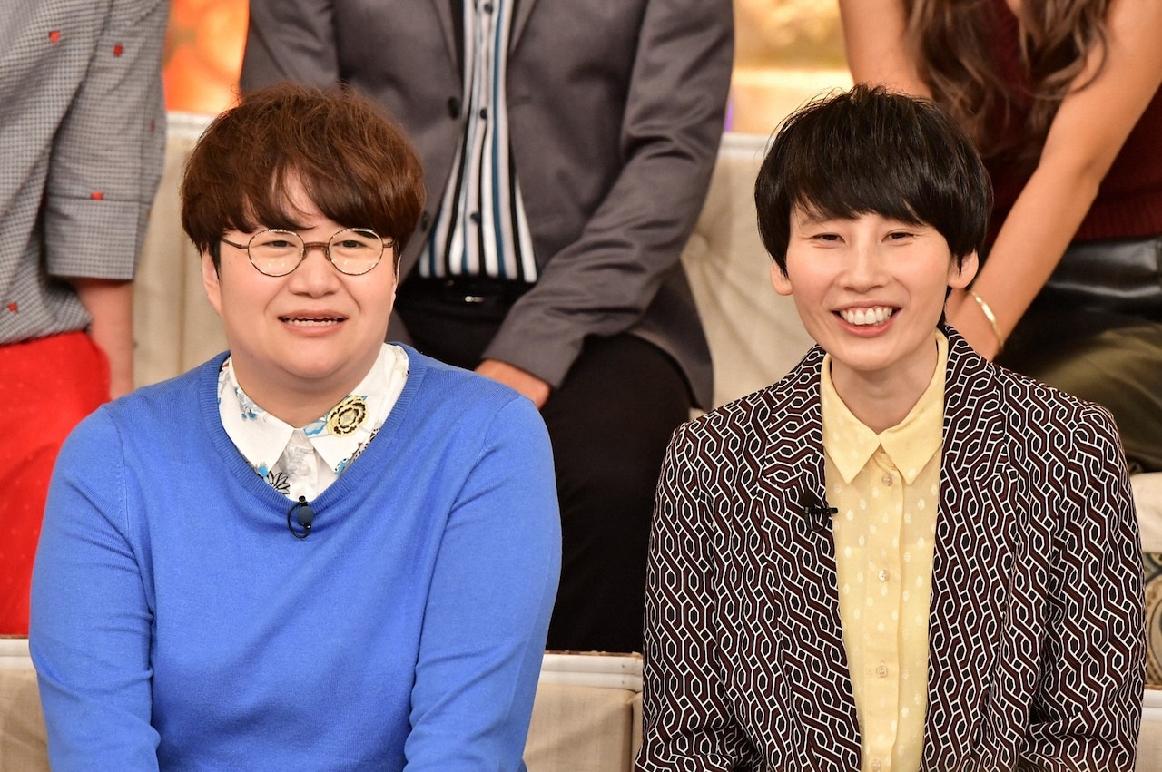 ハリセンボンの空き時間の過ごし方、はるか新国立競技場の建設地ではしゃぐ