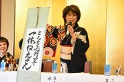 「水谷千重子50周年記念公演」製作発表会見より。