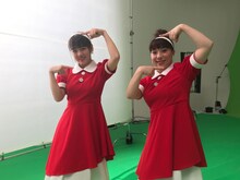 伊原六花（左）と森田まりこ（右）。