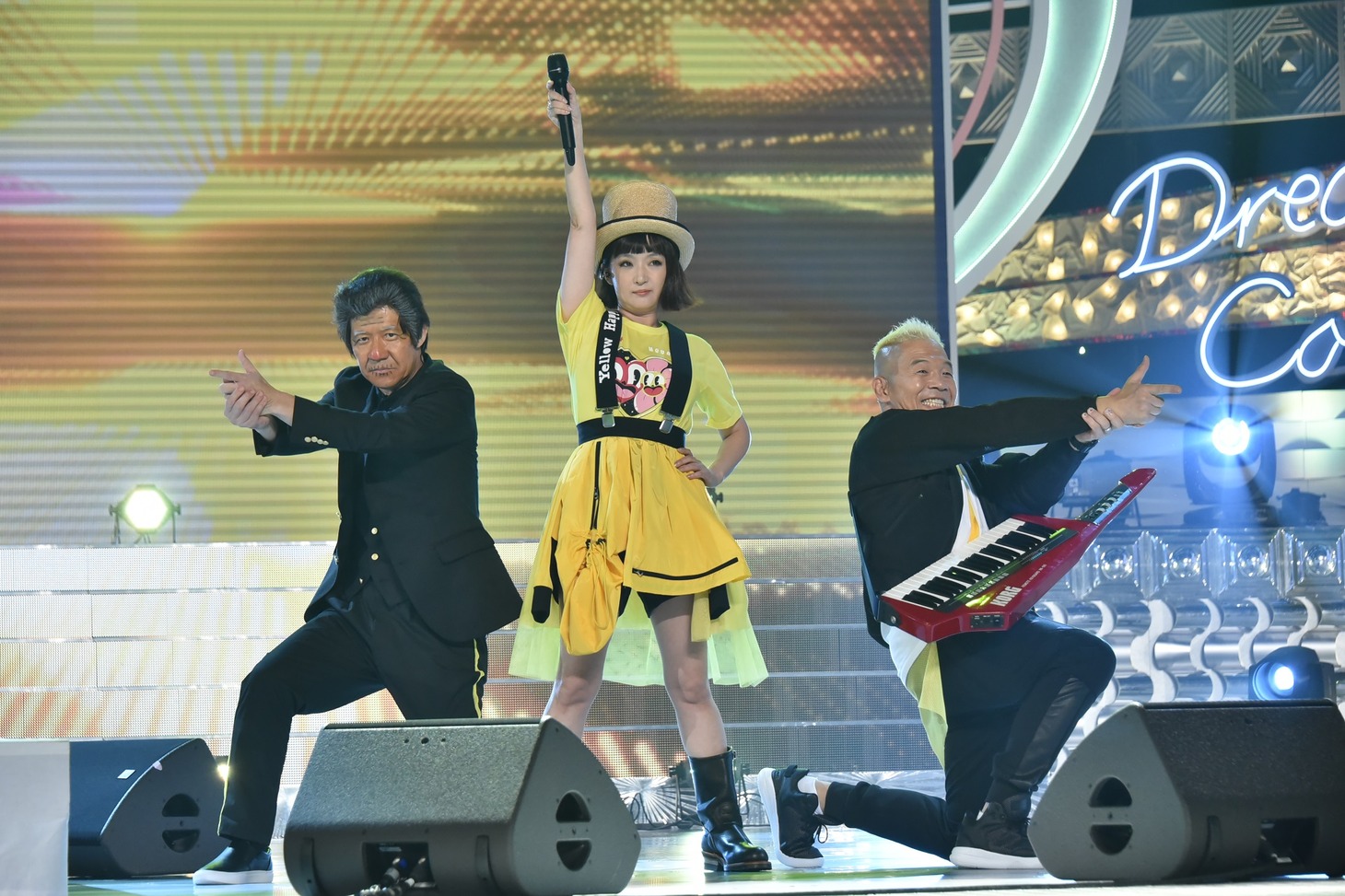 一夜限りの復活を果たしたポケットビスケッツ。(c)日本テレビ