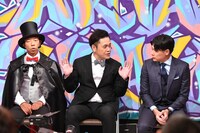 「有田ジェネレーション」に出演する（左から）バイきんぐ小峠、くりぃむしちゅー有田、平成ノブシコブシ吉村。(c)TBS