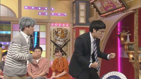 ファイヤーサンダーのネタのワンシーン。(c)CBC