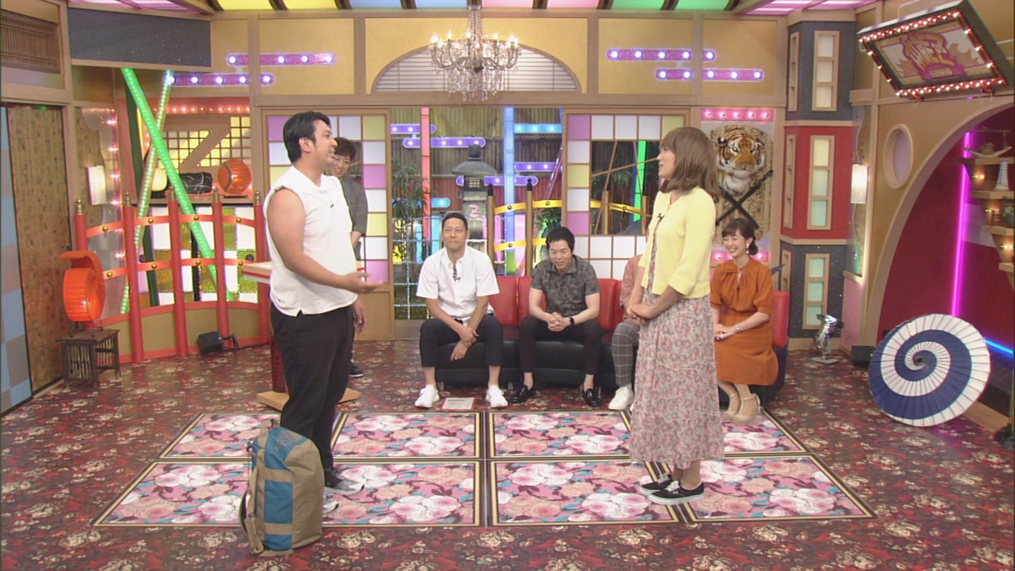 レインボーのネタのワンシーン。(c)CBC