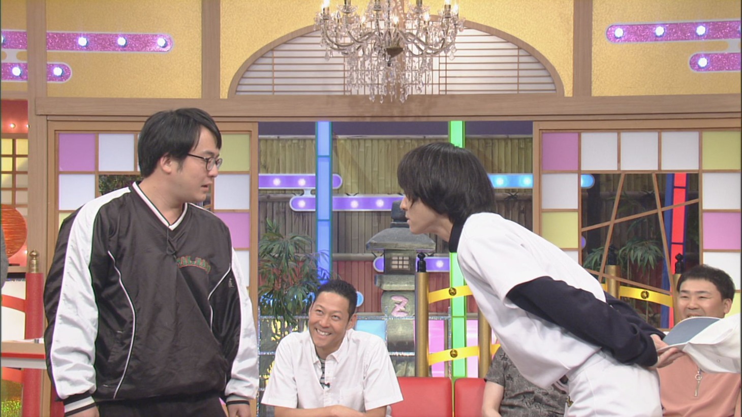 ガクヅケのネタのワンシーン。(c)CBC