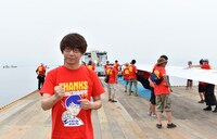 「鳥人間コンテスト2018」に挑戦する三四郎・小宮。(c)読売テレビ