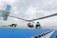 人力飛行機 (c)読売テレビ