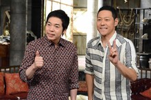 左から今田耕司、東野幸治。