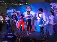 「超くっきーランド in 廈門」開催記念イベントの様子。