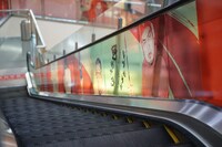 会場のあるショッピングモールのいたるところにくっきーが出現。