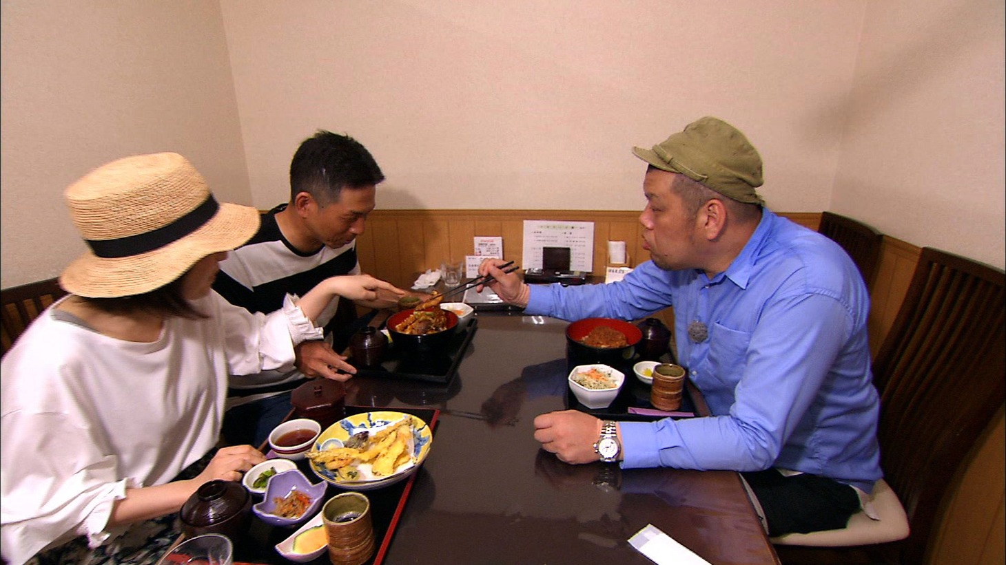 くっきーの相席旅のワンシーン。(c)ABC