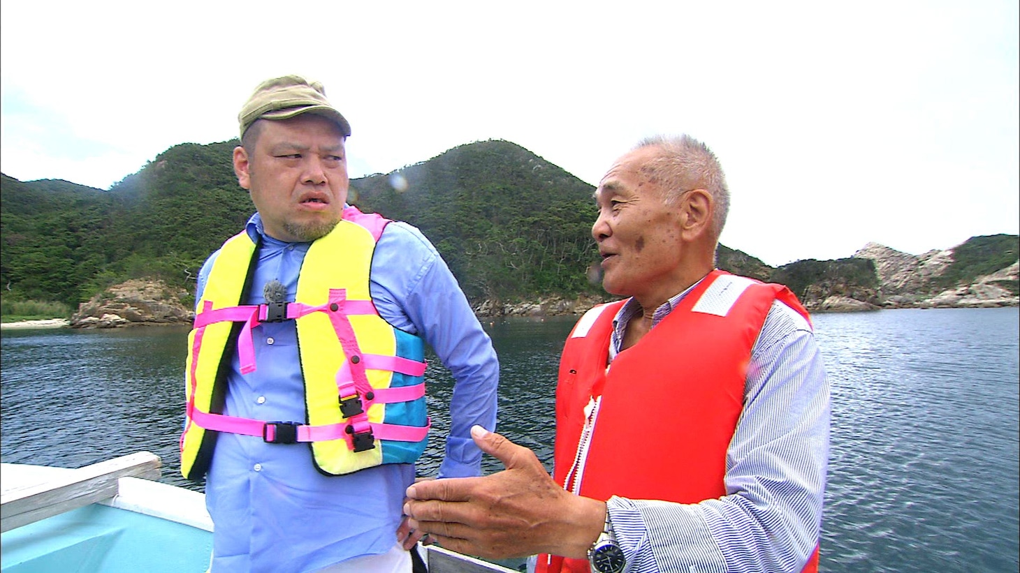 くっきーの相席旅のワンシーン。(c)ABC