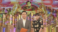 有田P（左）と長谷川京子（右）。(c)NHK