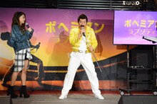 左から池田美優、レイザーラモンRG。