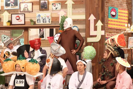 TKO木下（中央）ら。(c)フジテレビ