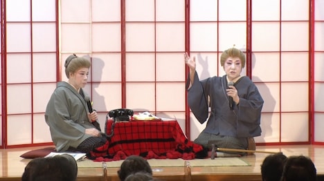 「NNNドキュメント'18 行列ができる婆ちゃんコント」のワンシーン。(c)日本テレビ