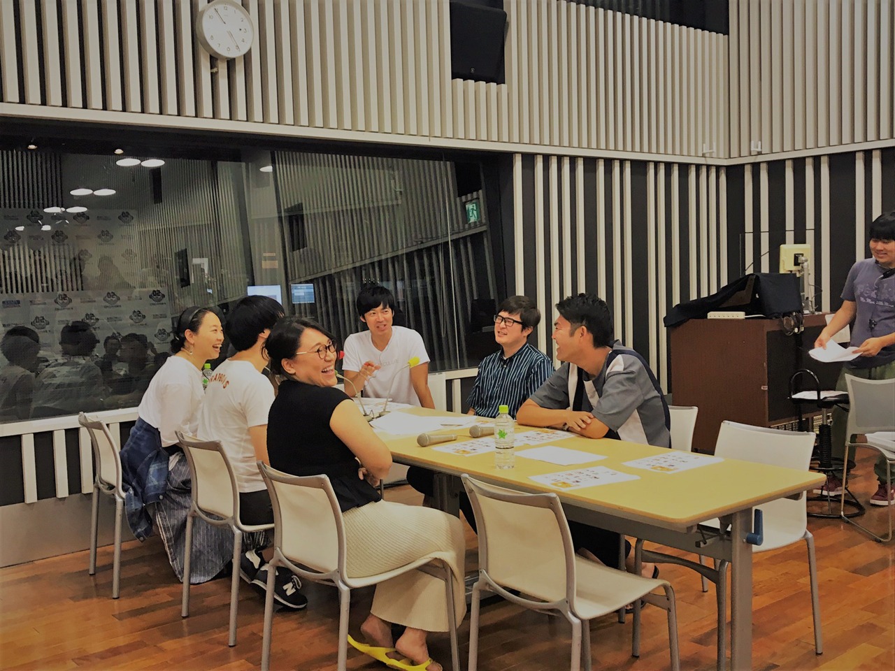 「オールナイトニッポン0（ZERO）～決戦！お笑い有楽城10周年スペシャル!!～」収録の様子。