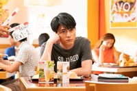 CM撮影中の様子。