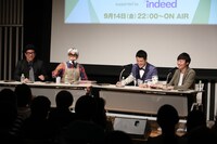 オオカミ少年とのトークパートの様子。