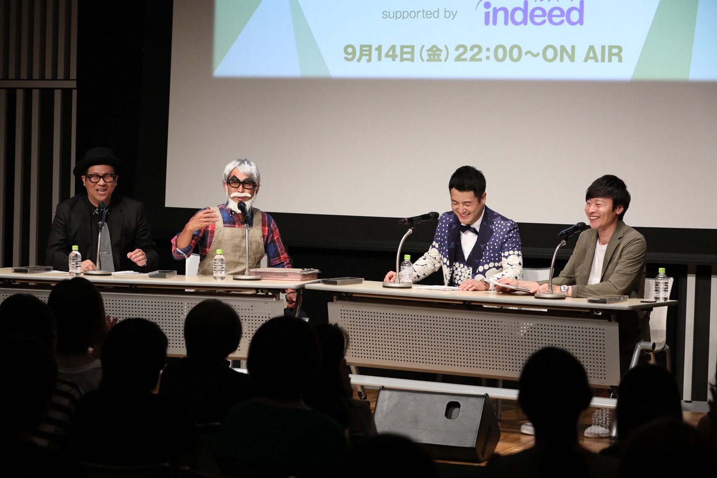 オオカミ少年とのトークパートの様子。