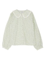 フリルカラーブラウス