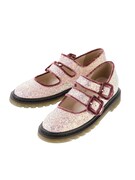 Wベルトグリッターシューズ