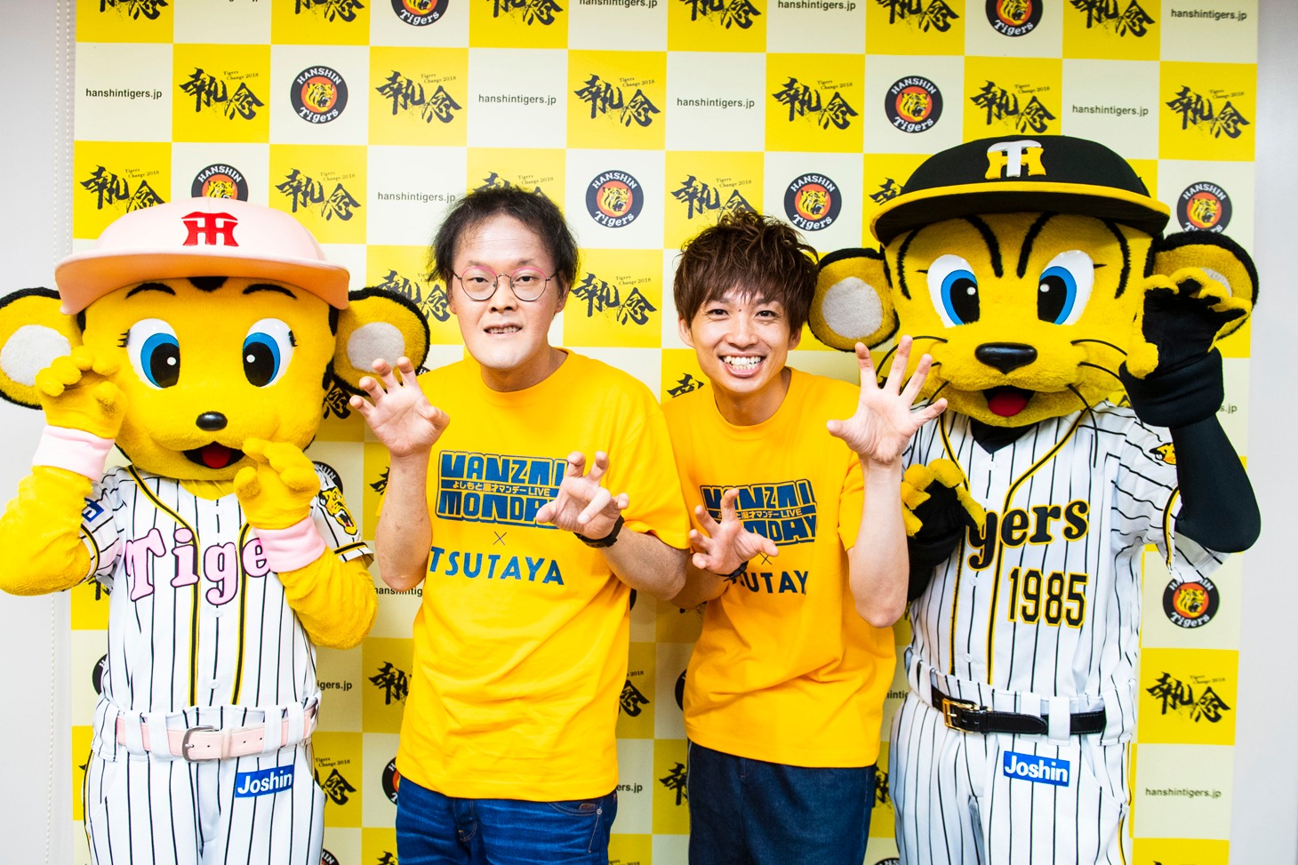 左からラッキー、アインシュタイン、トラッキー。