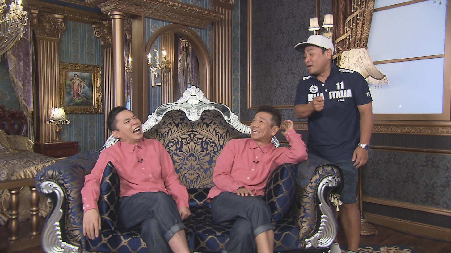 「太田上田」に出演する（左から）爆笑問題・太田、くりぃむしちゅー上田、ほたるゲンジ桐畑トール。(c)中京テレビ