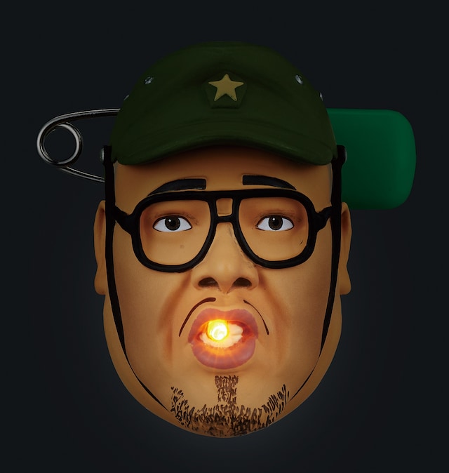 邦彦おじさん光るバッジ