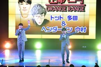 スペシャルゲストMCのトット多田（左）とプロデューサーのヘンダーソン中村（右）。