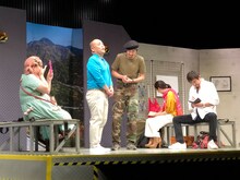 「メッセンジャー黒田presents『ボランチェア』」ゲネプロの様子。