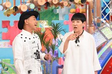 左から木梨憲武、和田アキ子。(c)日本テレビ