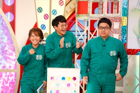 （左から）谷元星奈アナ、ミキ。(c)関西テレビ