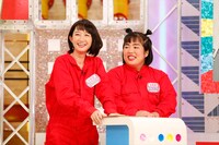（左から）竹上萌奈アナ、ゆりやんレトリィバァ。(c)関西テレビ