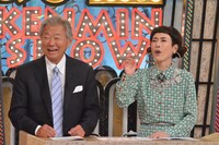 左からみのもんた、久本雅美。(c)読売テレビ