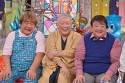 左から石塚英彦、江原啓之、彦摩呂。(c)読売テレビ