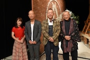(左から)川栄李奈、バイきんぐ、笑福亭鶴瓶。(c)TBS